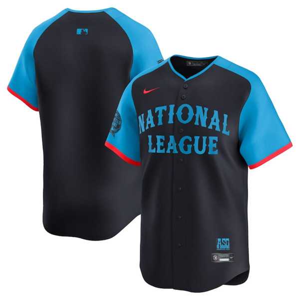 Mens National League Blank Navy 2024 All-Star Limited Stitched Baseball Jersey->2024 mlb all-star->MLB Jersey
